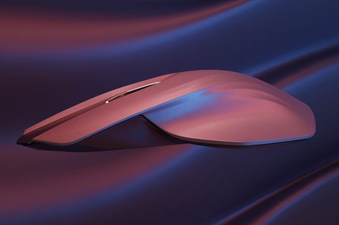 This sleek mouse design was inspired by a graceful creature of the sea