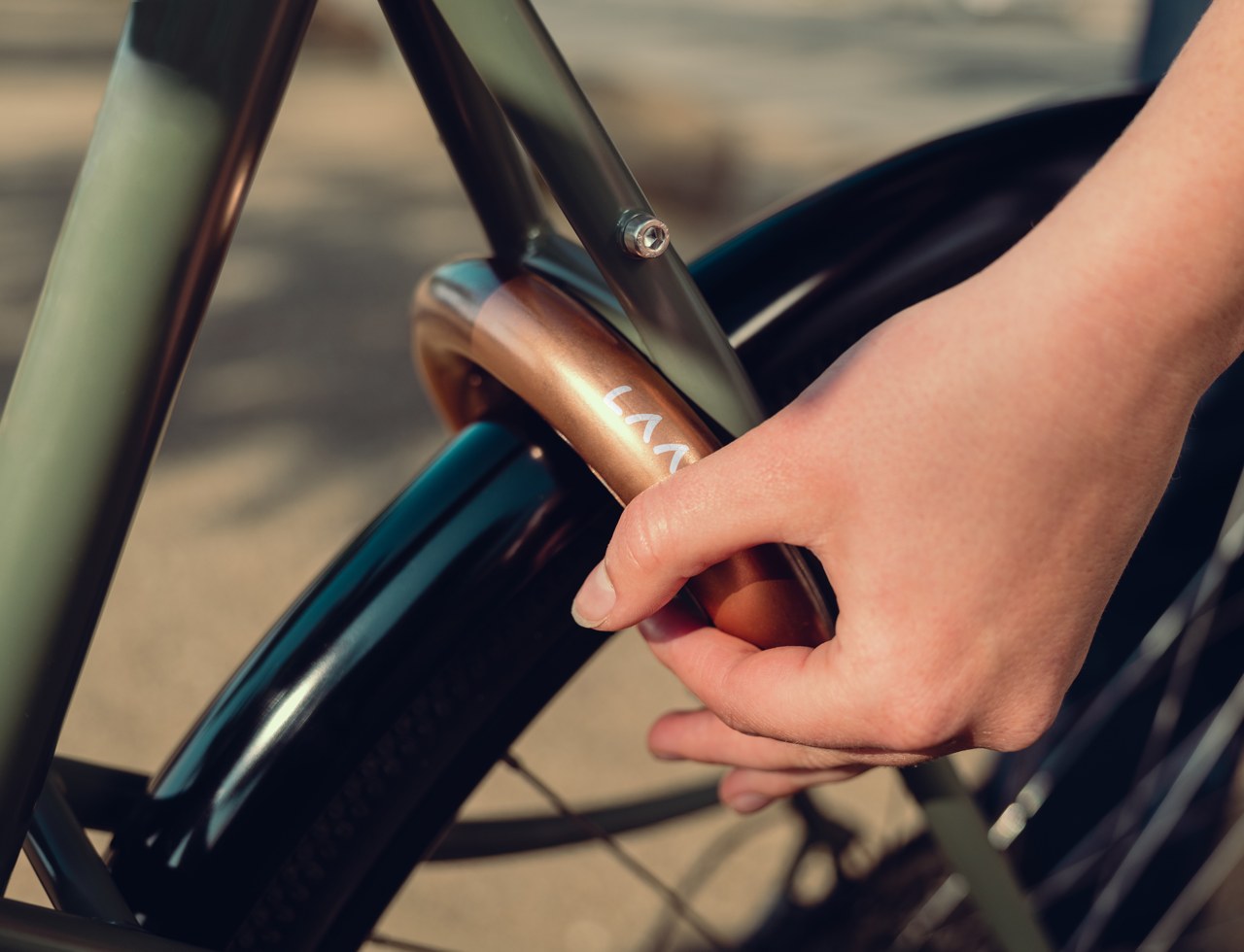 This stylish lock is the smartest and easiest way to keep your bike safe