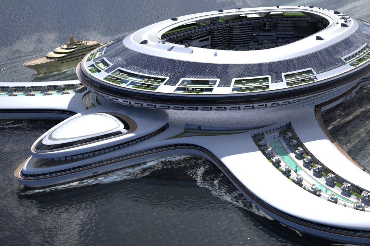 This turtle-shaped floating city could be the tourist destination of the future