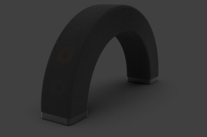 This wireless speaker concept is like a piece of portable sculptural art