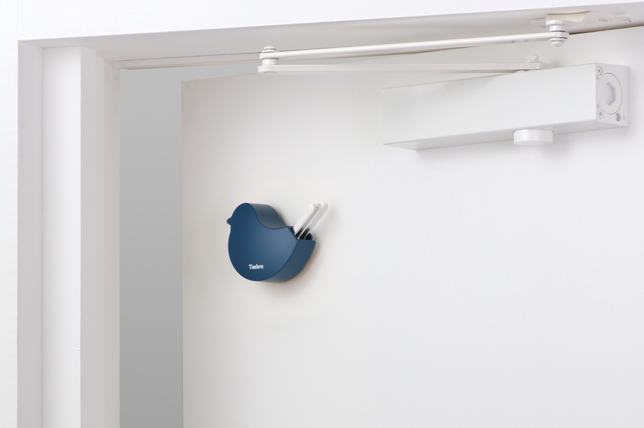 #This cute door chime welcomes guests with tranquil notes like a chirpy bird