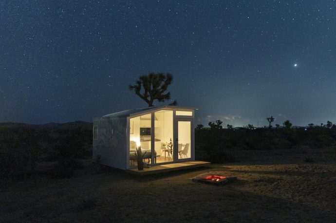 Tiny, prefab, foldable house is a dream for nomads