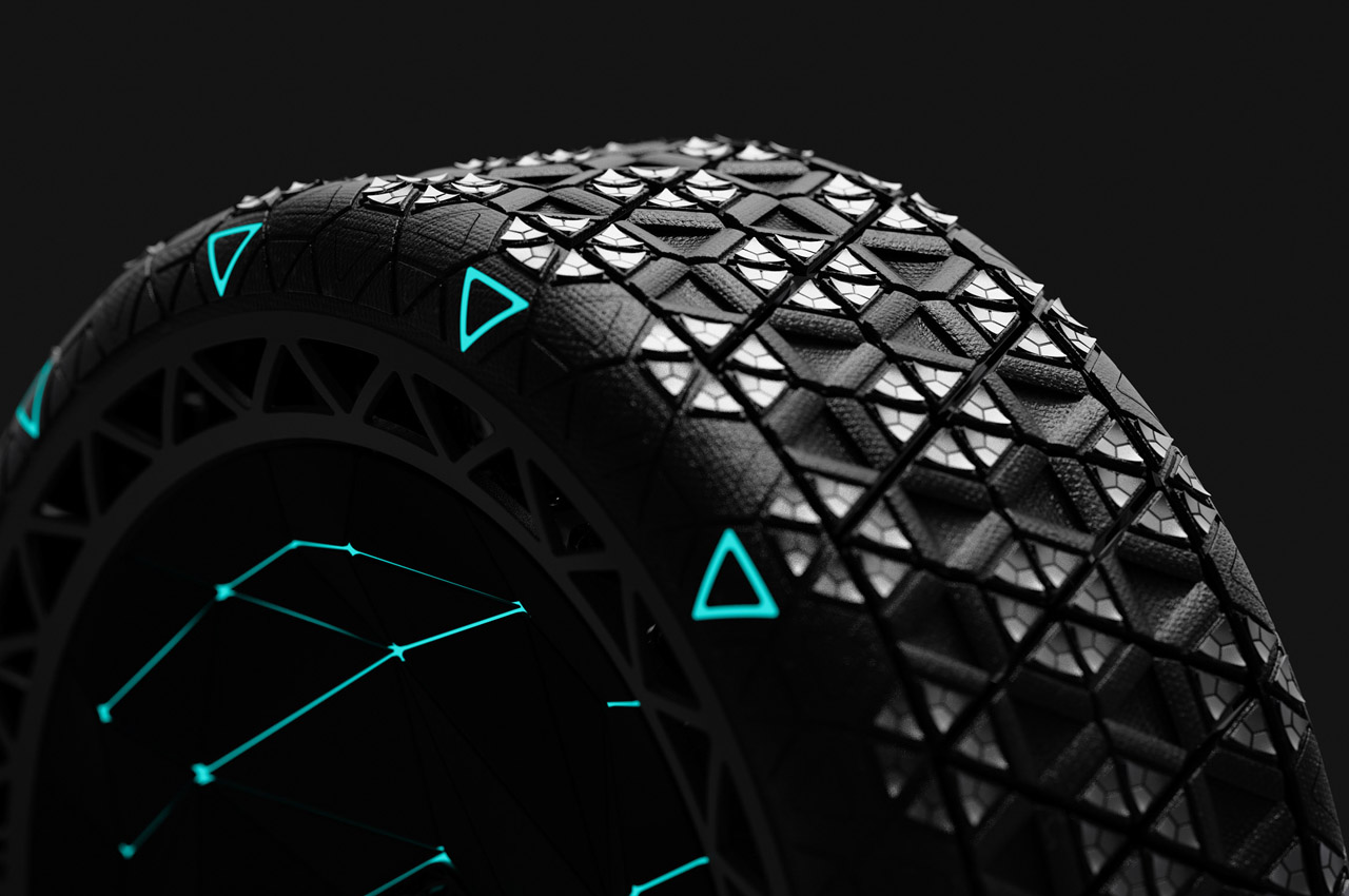 Transformable smart tire with concealed spikes is tailored for safe, all-season driving