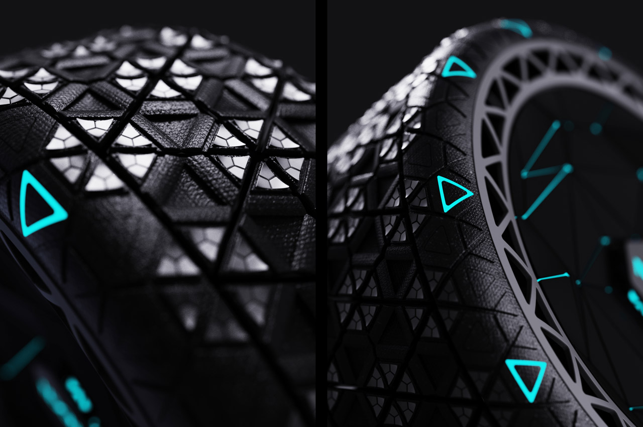 Transformable smart tire with concealed spikes is tailored for safe, all-season driving