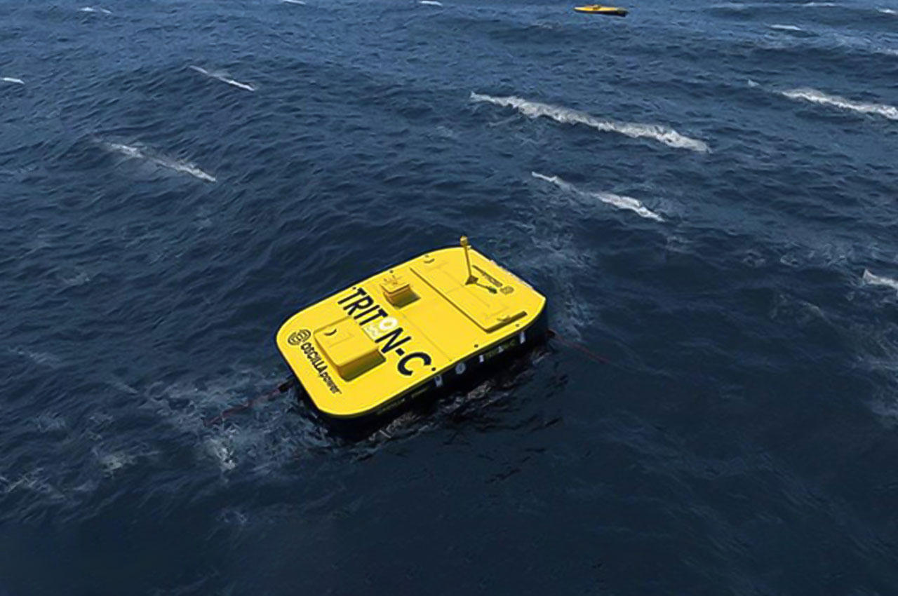 #This floating wave energy converter system can withstand extreme ocean conditions