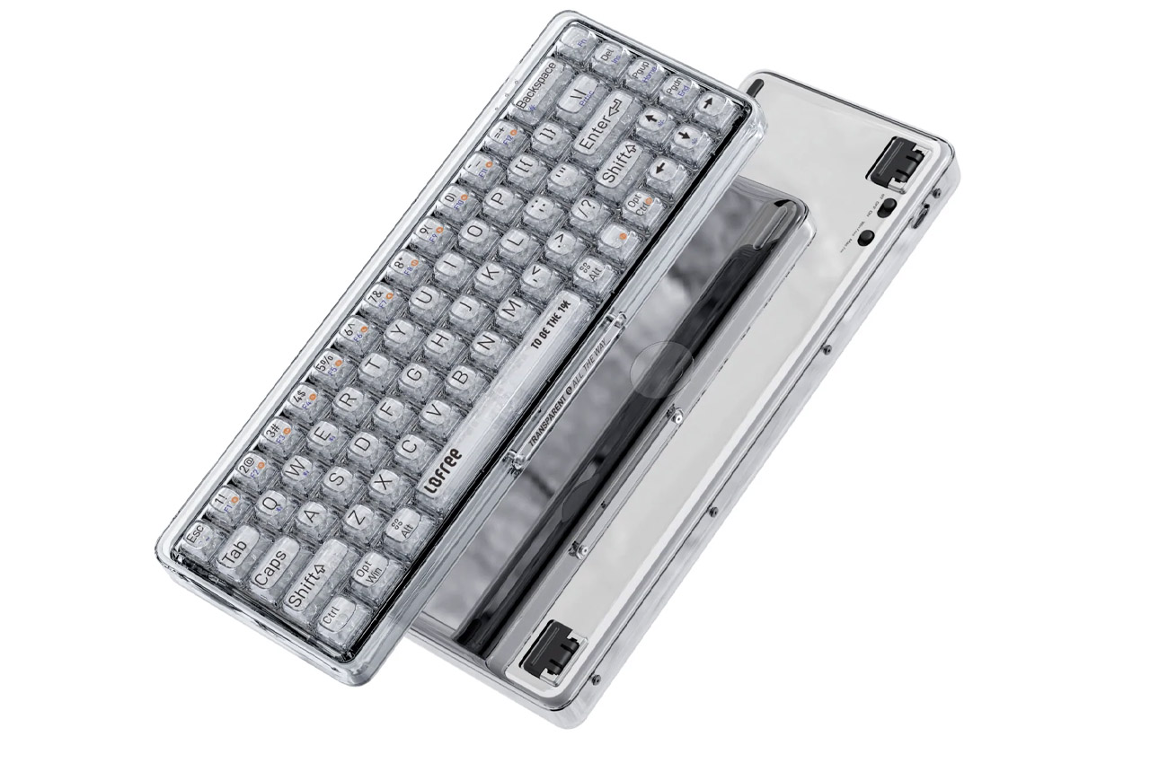 1 Transparent Mechanical Keyboard Presents Itself In Original Purity 