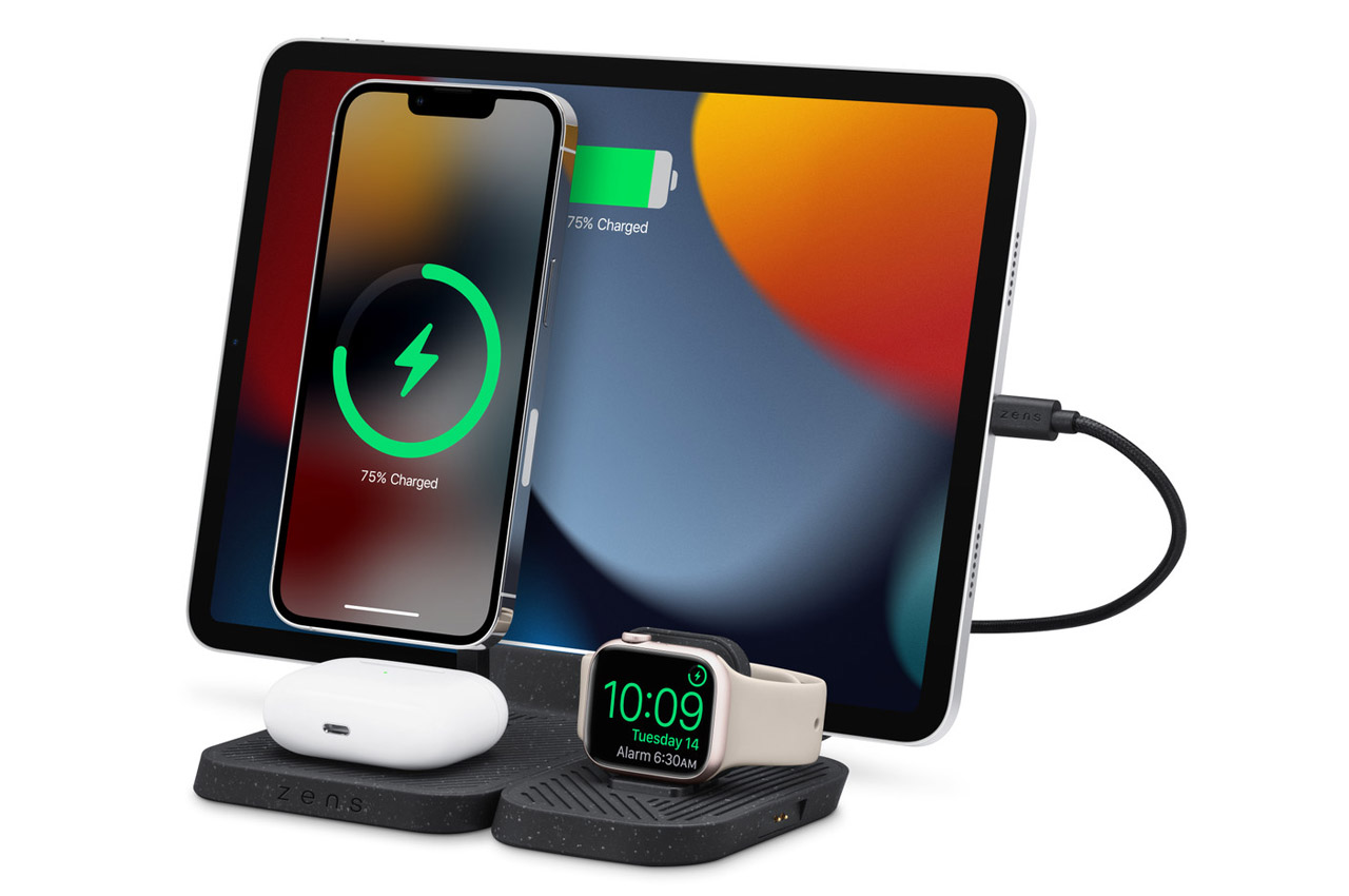 #This sustainable modular MagSafe charger can fast charge four Apple devices at once