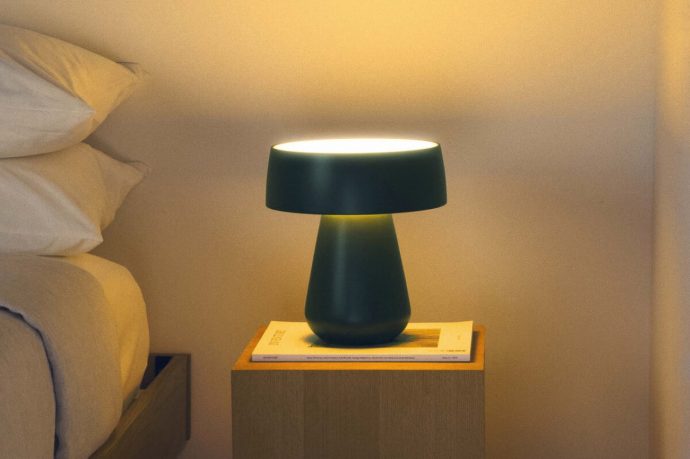 Gantri’s latest 3D-printed table lamp cleverly combines direct and indirect lighting to illuminate spaces