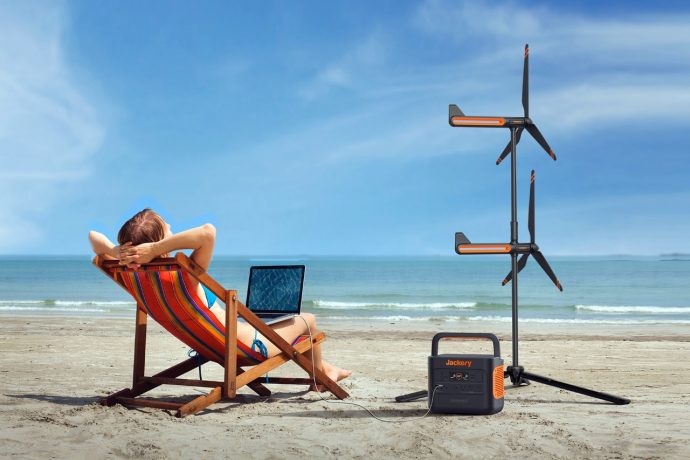 ‘Portable wind-farm’ with a folding design lets you harness renewable wind energy anywhere you go