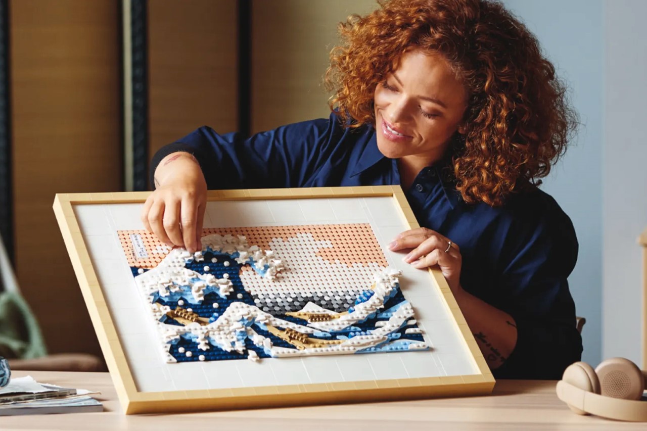 Plexiglas® display case for LEGO® Hokusai The Great Wave (31208)