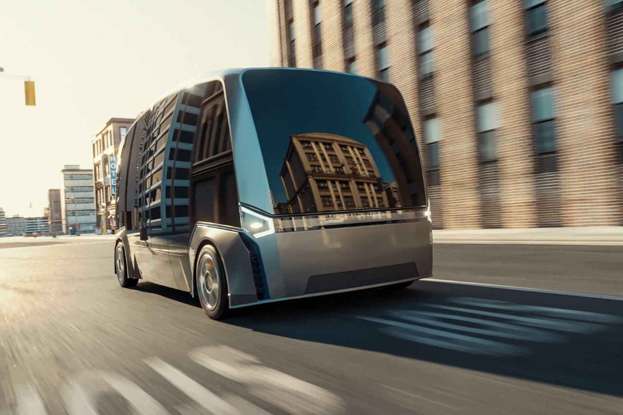 #Electric Bus concept with individual-wheel drive and x-by-wire system makes it the ultimate city beast