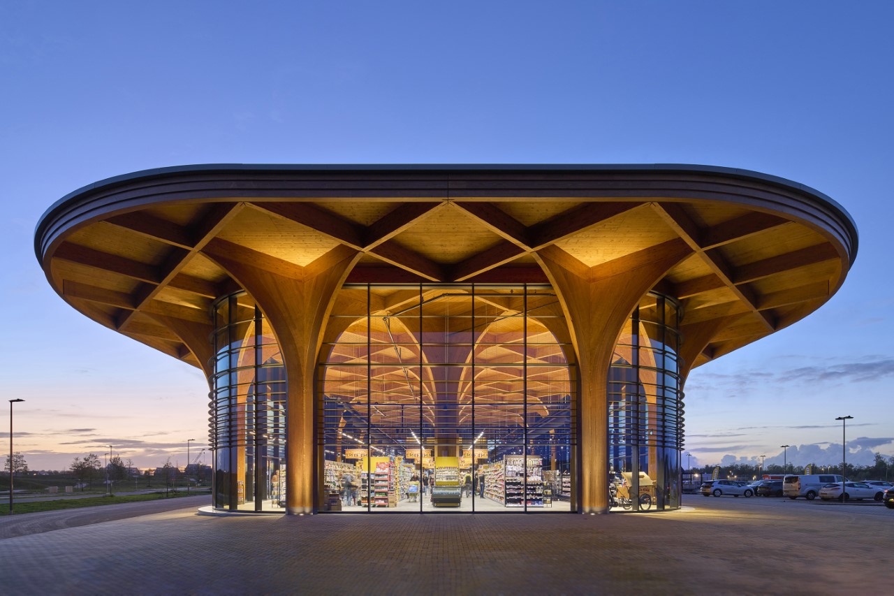 #Cathedral-inspired supermarket in The Netherlands brings a touch of grandiosity to retail shopping