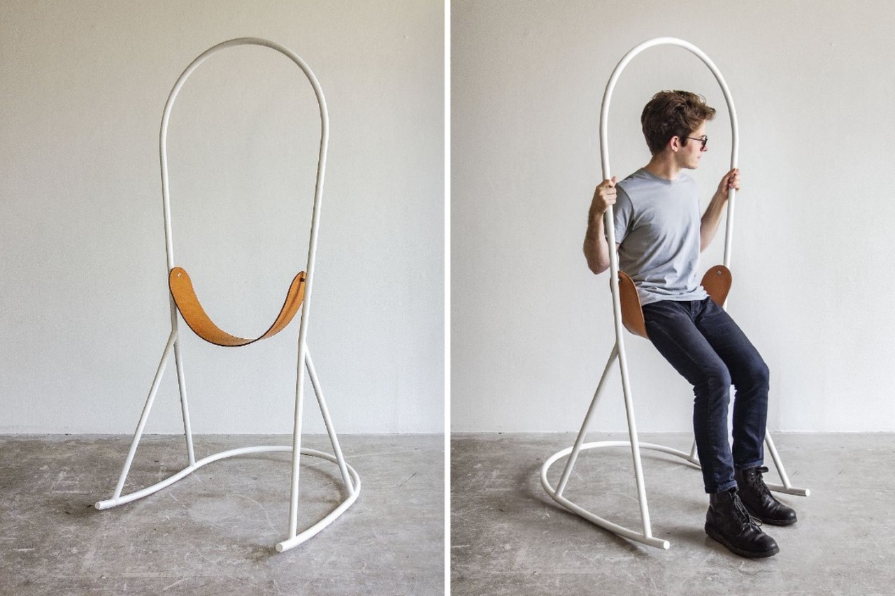 #Rocking chair with a built-in swing may just be the most playful seating experience I’ve seen