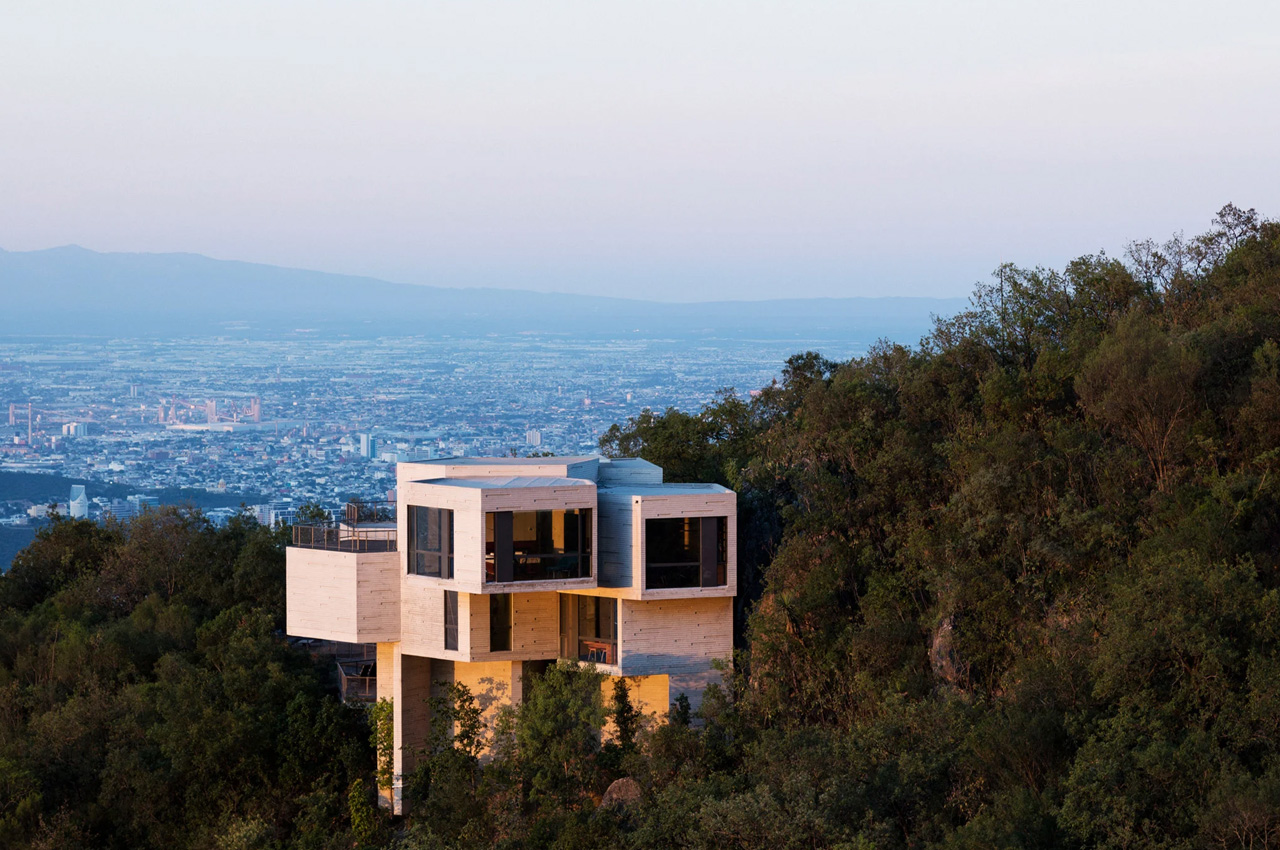 #This raw + rugged concrete home floats on top of a hill in Mexico