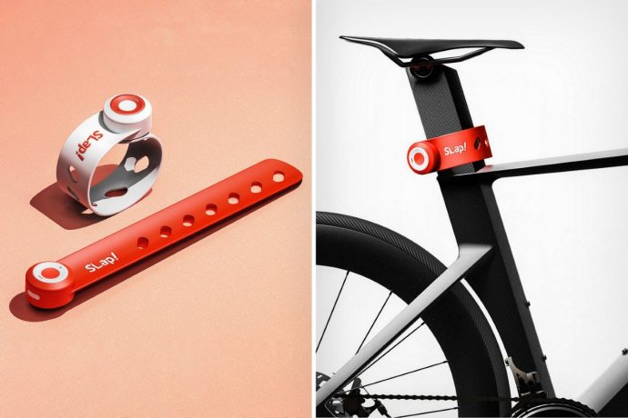 ‘Simple and clever’ slap-band bicycle lock takes inspiration from the fun children’s toy