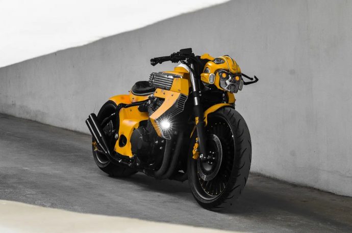 Custom Bumblebee bike begs for a Transformers movie appearance