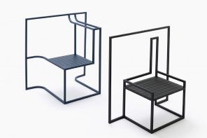 These eight conceptual chairs represent Hong Kong’s urban landscape and density