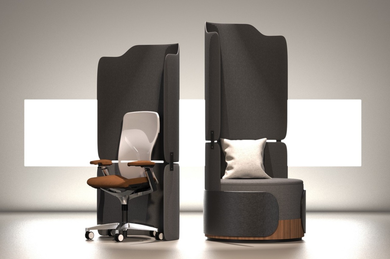 #This modular lounge chair brings some of the comforts of home to the office