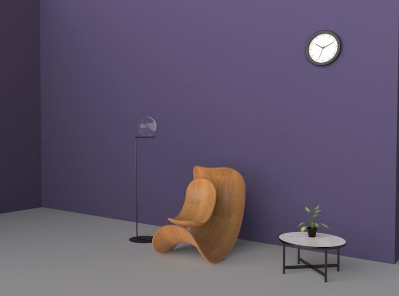 This rocking chair design concept is an odd ode to couch potatoes