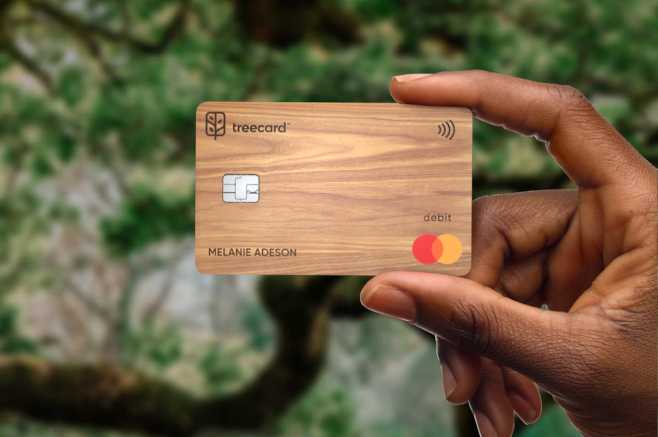 #This wooden debit card puts your money to work in saving the planet