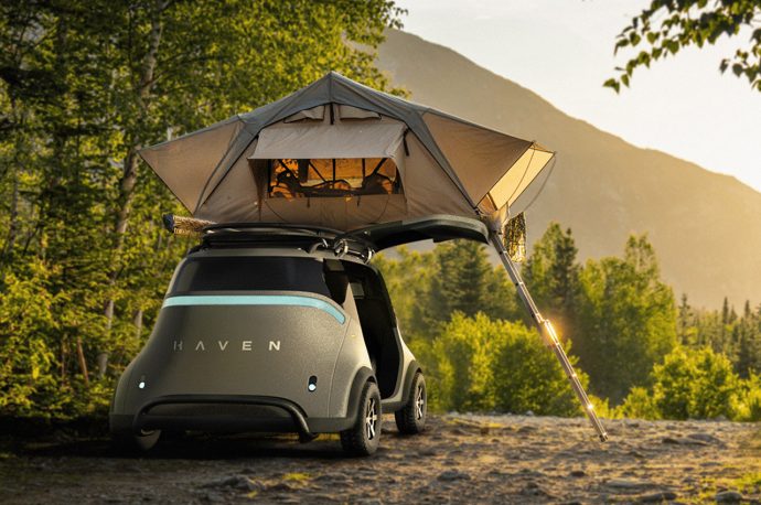 A compact outdoorsy hatchback designed those who love their food and adventures