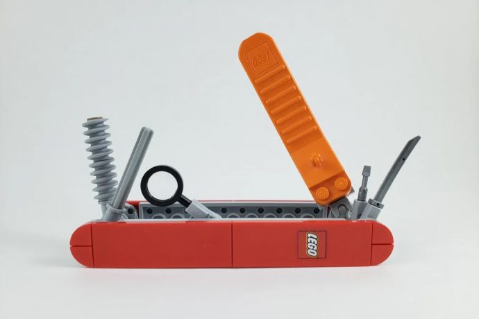 Adorably functional LEGO Swiss-army multitool actually has implements that you could use!