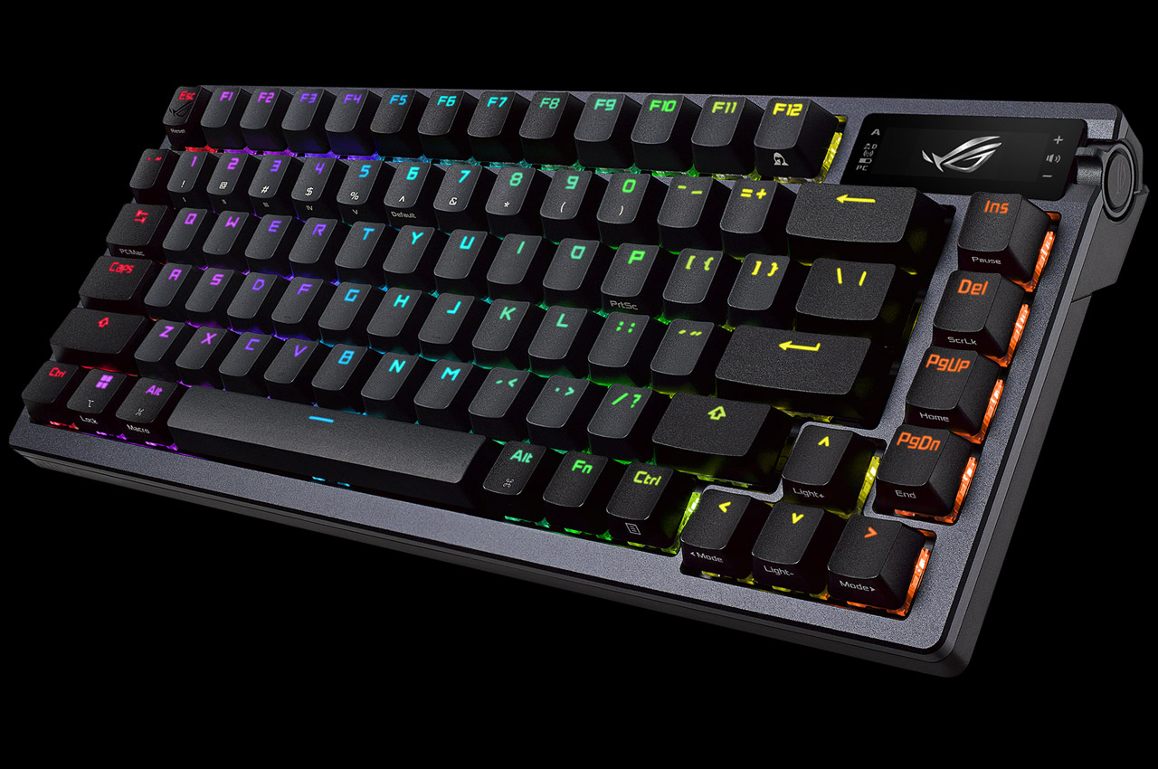 Asus releases mechanical keyboard at CES with ROG NX switches you can swap for your choice