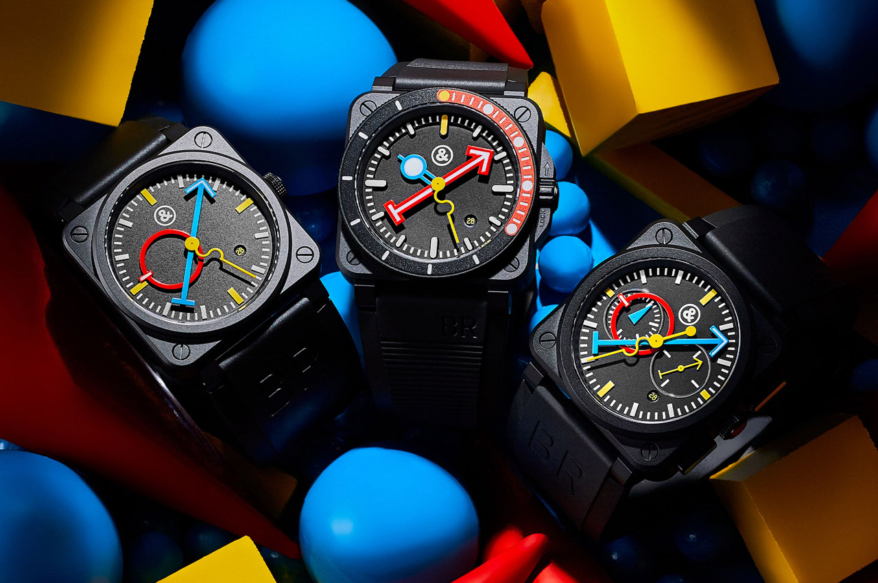 Bell & Ross x Alain Silberstein Black Ceramic Trilogy is a jolt of visual energy for classic watch collectors