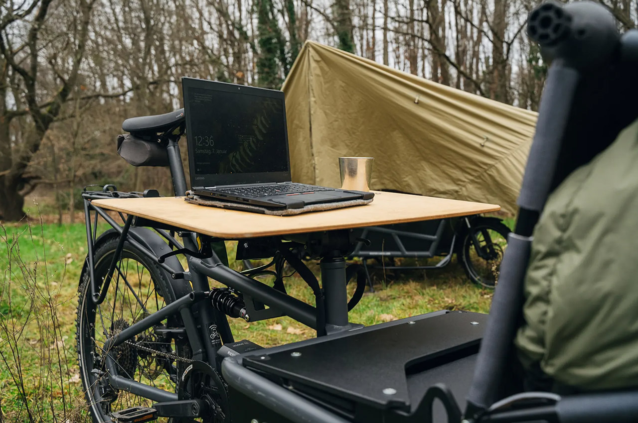 SpaceCamperBike makes working and holidaying on two wheels a holistic experience