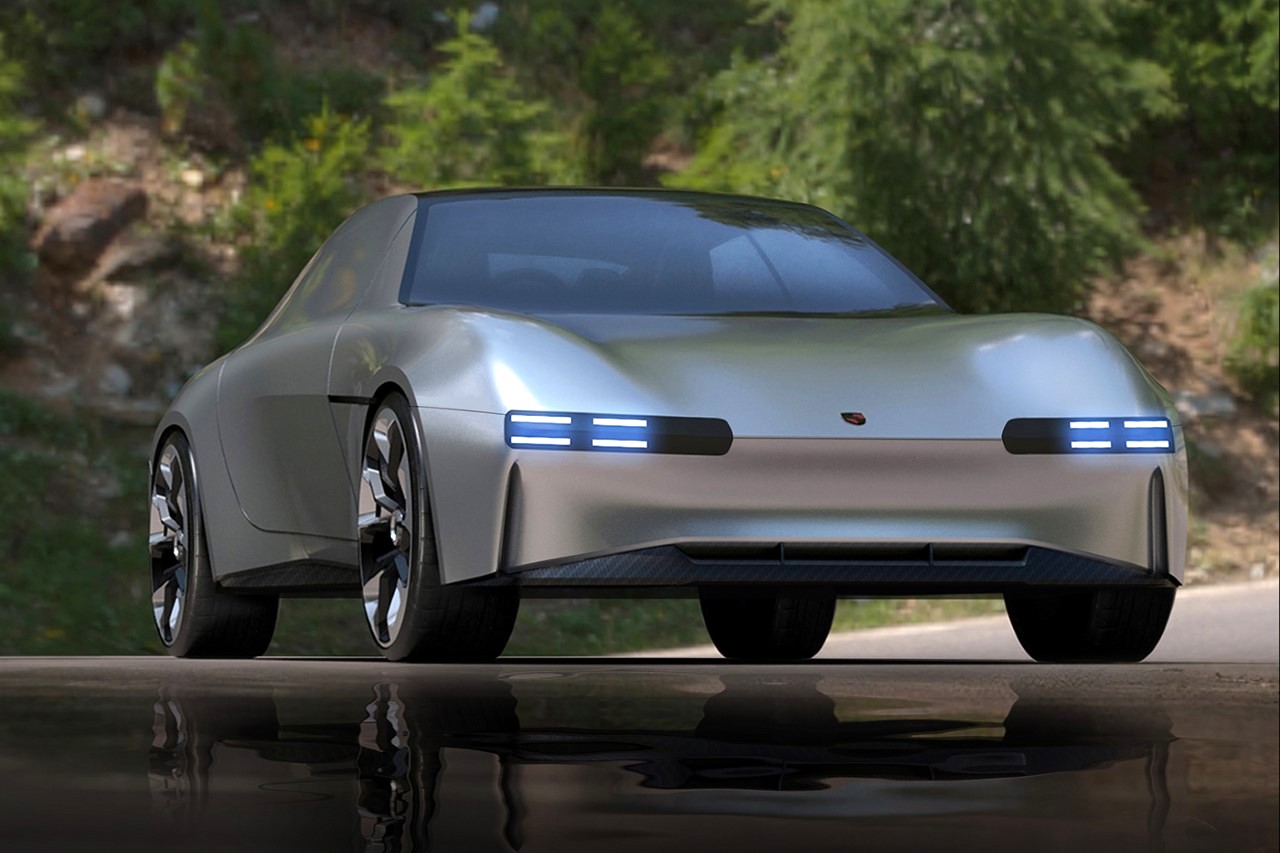 #This ‘cyberpunk’ Porsche EV coupe concept looks absolutely gorgeous