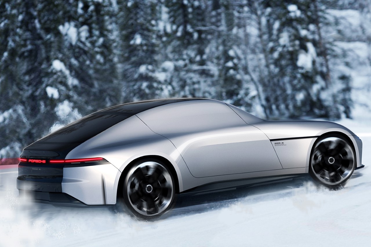 This ‘cyberpunk’ Porsche EV coupe concept looks absolutely gorgeous