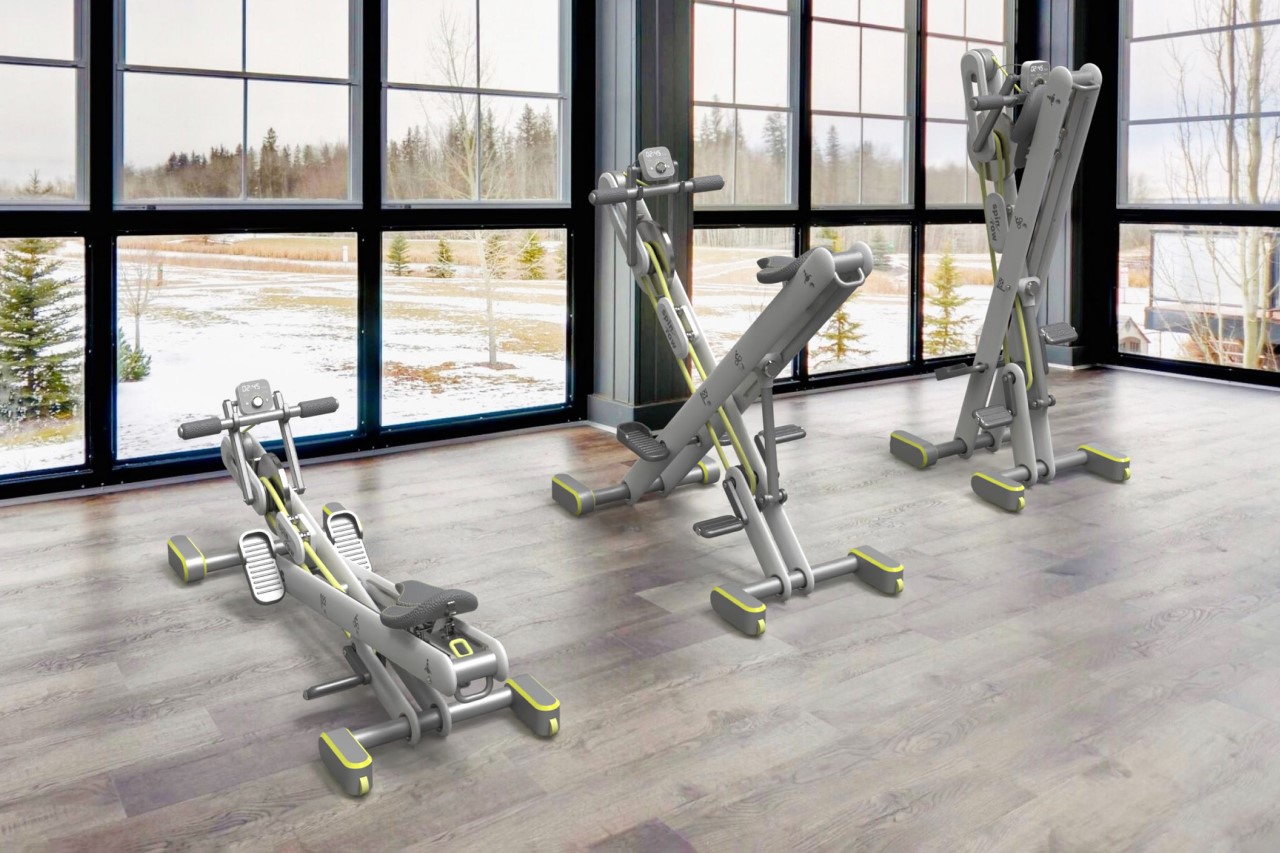 #2-in-1 Spin Cycle and Rowing Machine lets you easily switch between both forms of Workouts