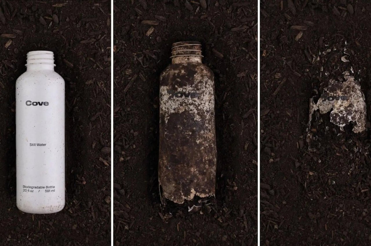 World’s first biodegradable water bottles made with PHA degrade 200 times faster than plastic