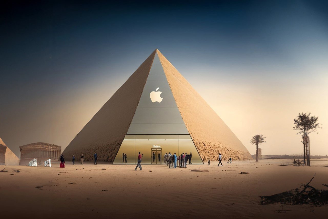 #Designer depicts Apple Stores from around the world in different architectural styles