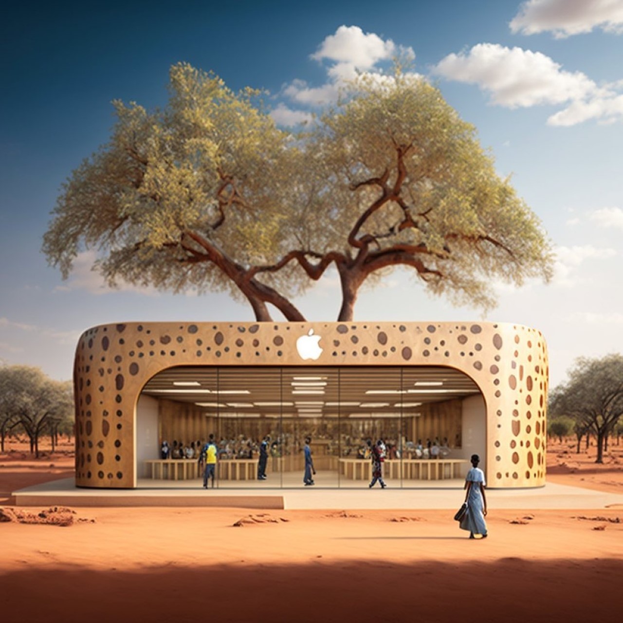Designer depicts Apple Stores from around the world in different
