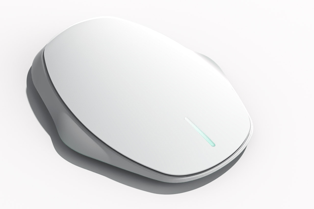 Ergonomic mouse designed after a Stingray is functional without compromising comfort, productivity, and style