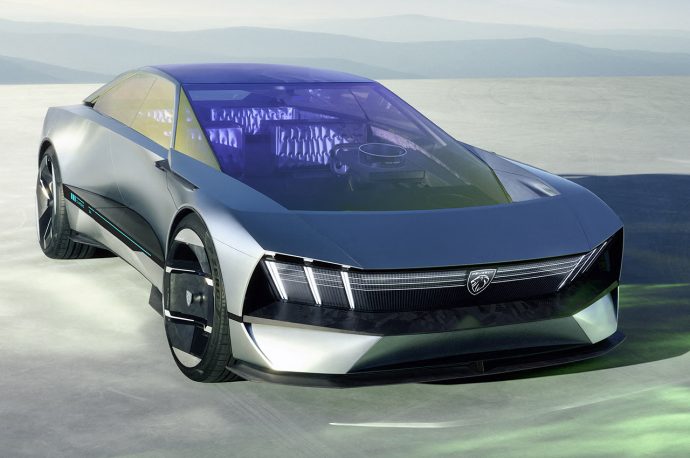 Peugeot Inception EV gets video game-like steering input with advanced display
