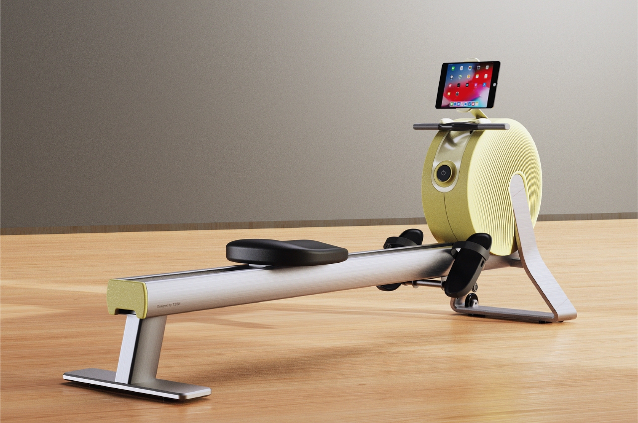 #Rowing machine concept uses minimalist, recyclable design