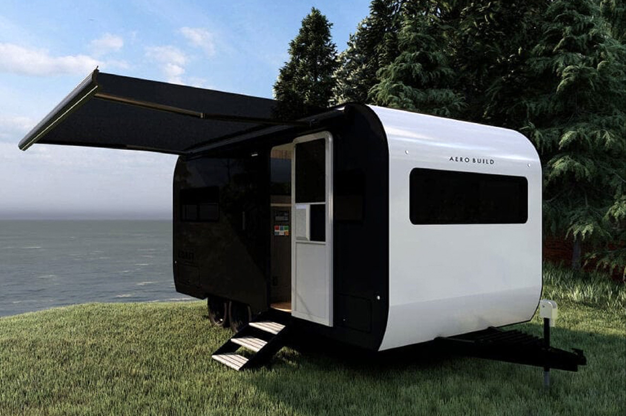 #This futuristic tiny electric RV has been insulated with sheep wool on the inside