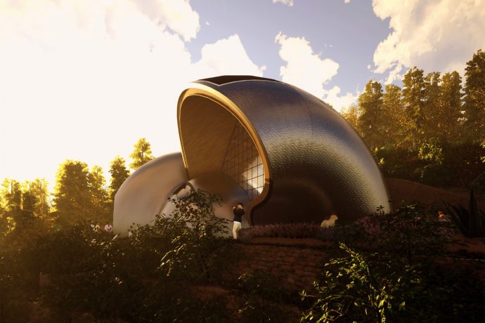 Surreal yoga-center building looks like something out of Frank Gehry’s dreams