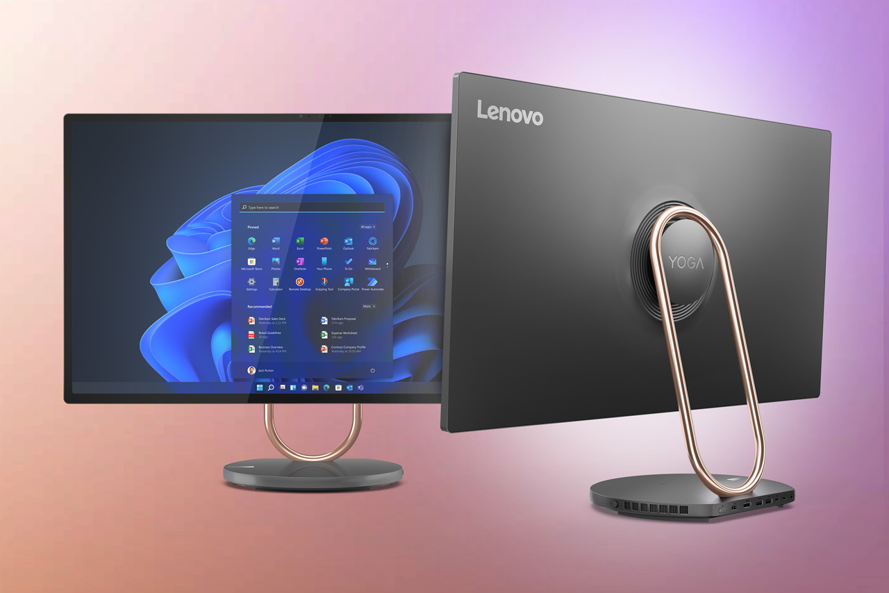 The Lenovo Yoga AIO 9i all-in-one PC is just as pretty on the back as it is  on the front… - Yanko Design