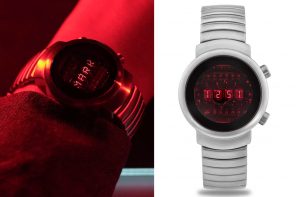 The retro AIRO LED watch is inspired by sentient artificial intelligence for a robotic future