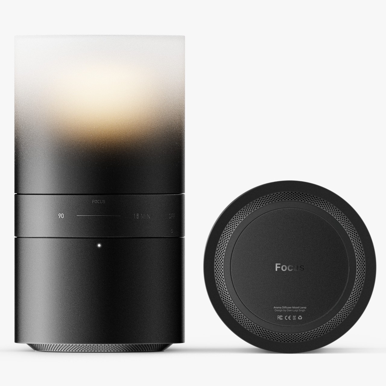 This aroma diffuser and mood lamp in one has a trick to help you stay focused