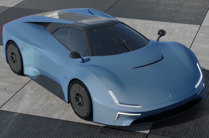 This muscular impersonation of Polestar O2 is one impressive roadster in the making