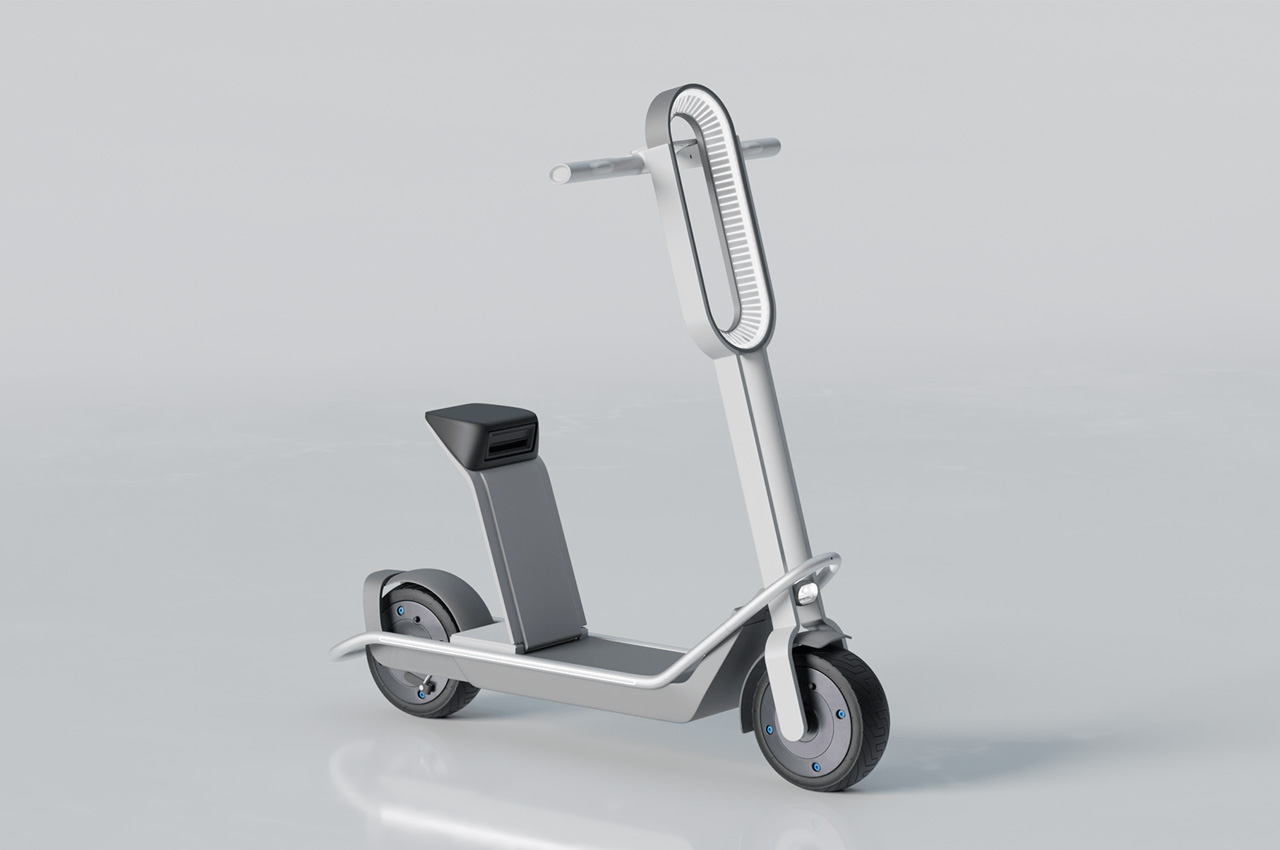 #This sleek kick scooter turns into a mini bike for flexible commuting needs