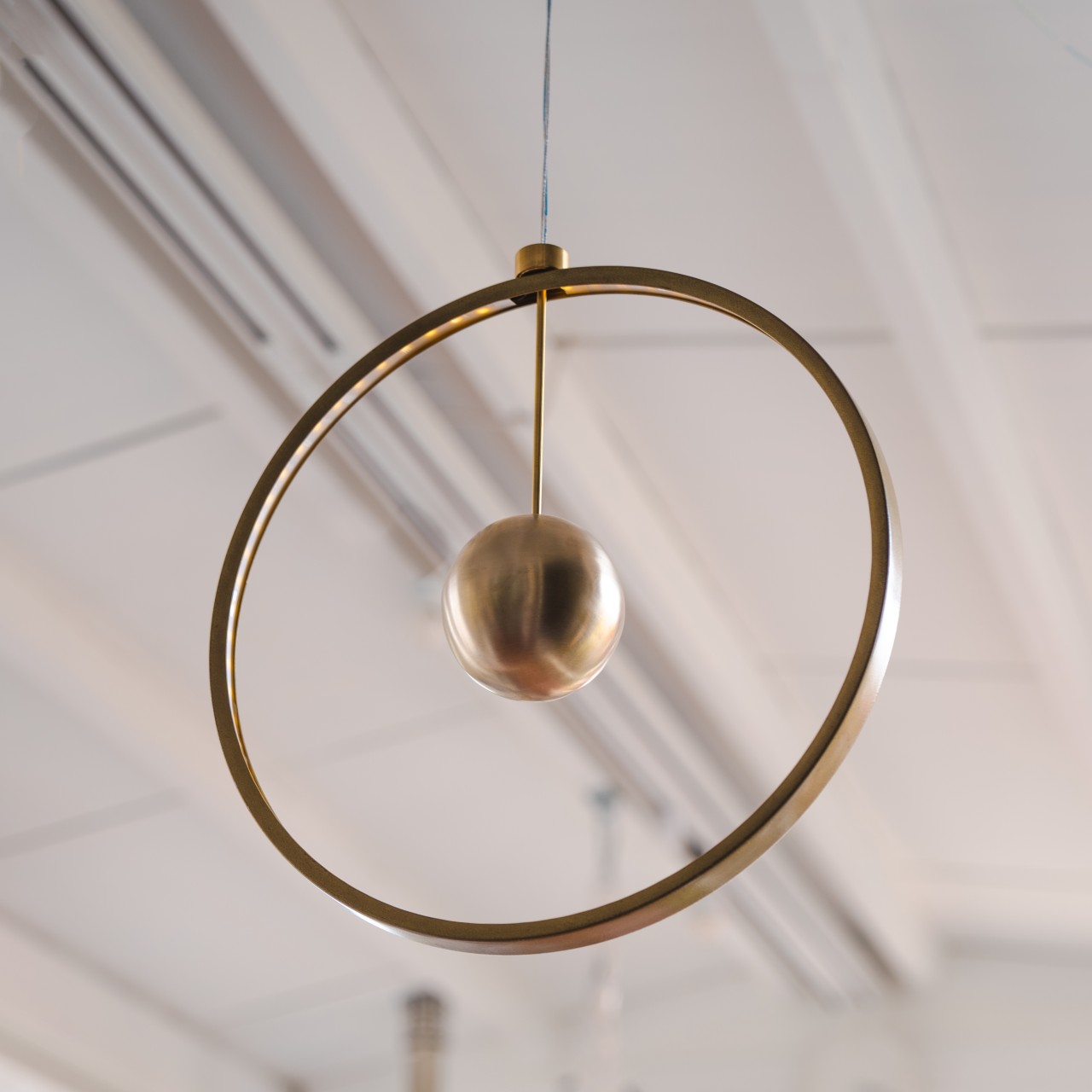 This pendant lamp is like a heavenly body that casts a calming glow in your room
