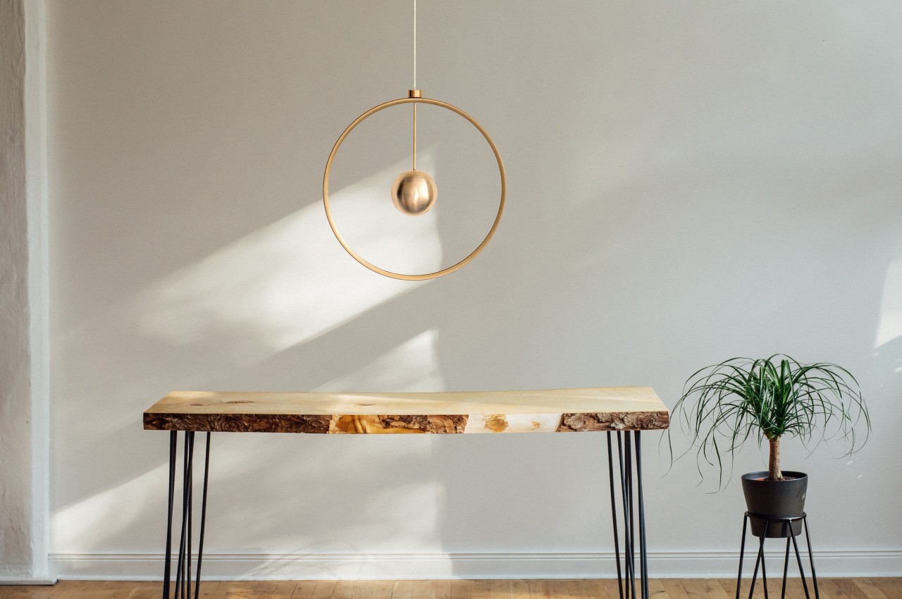 This pendant lamp is like a heavenly body that casts a calming glow in your room