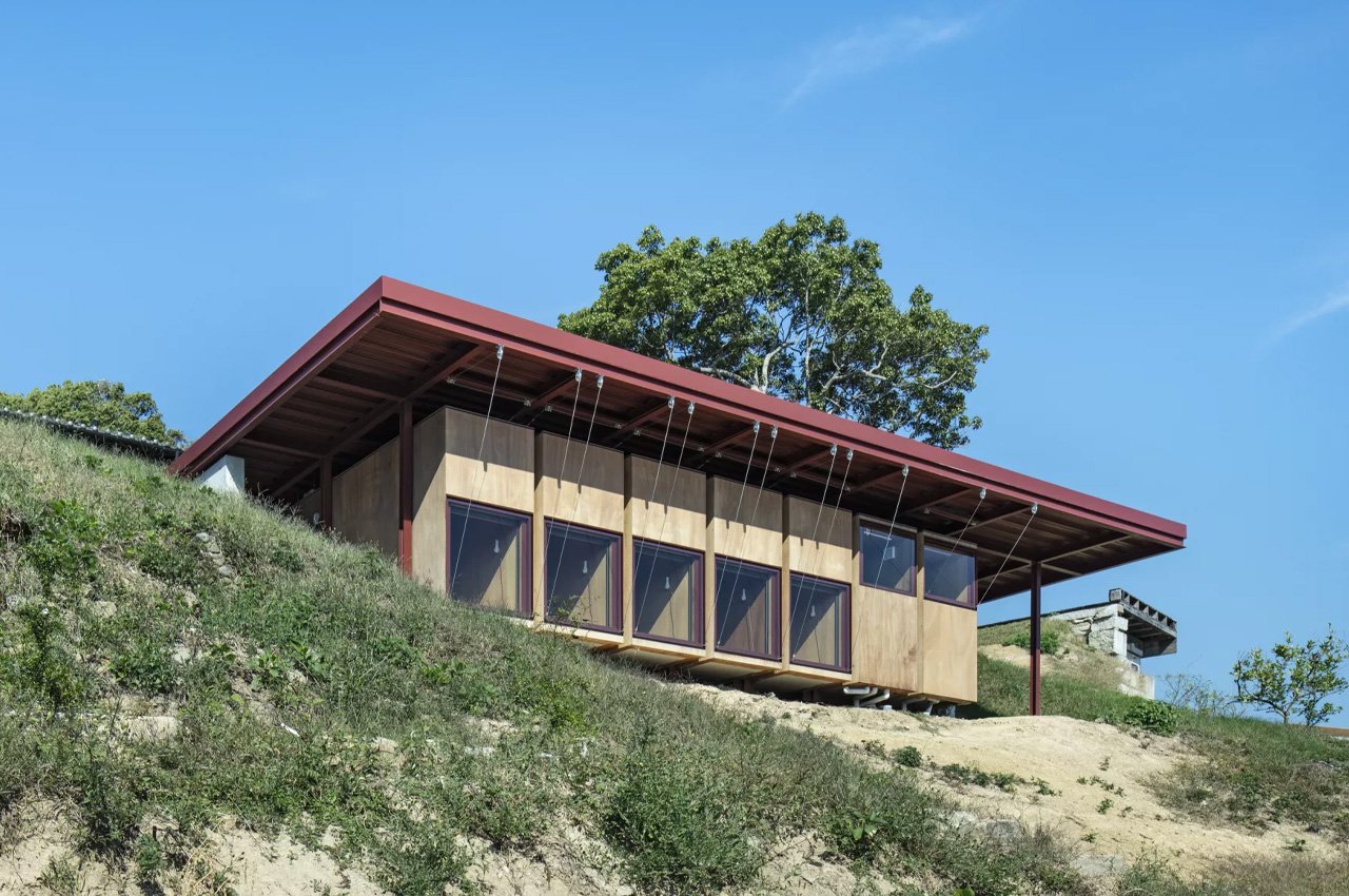 #This picturesque tiny home is perched idyllically on a slope with vistas of the Seto Island Sea