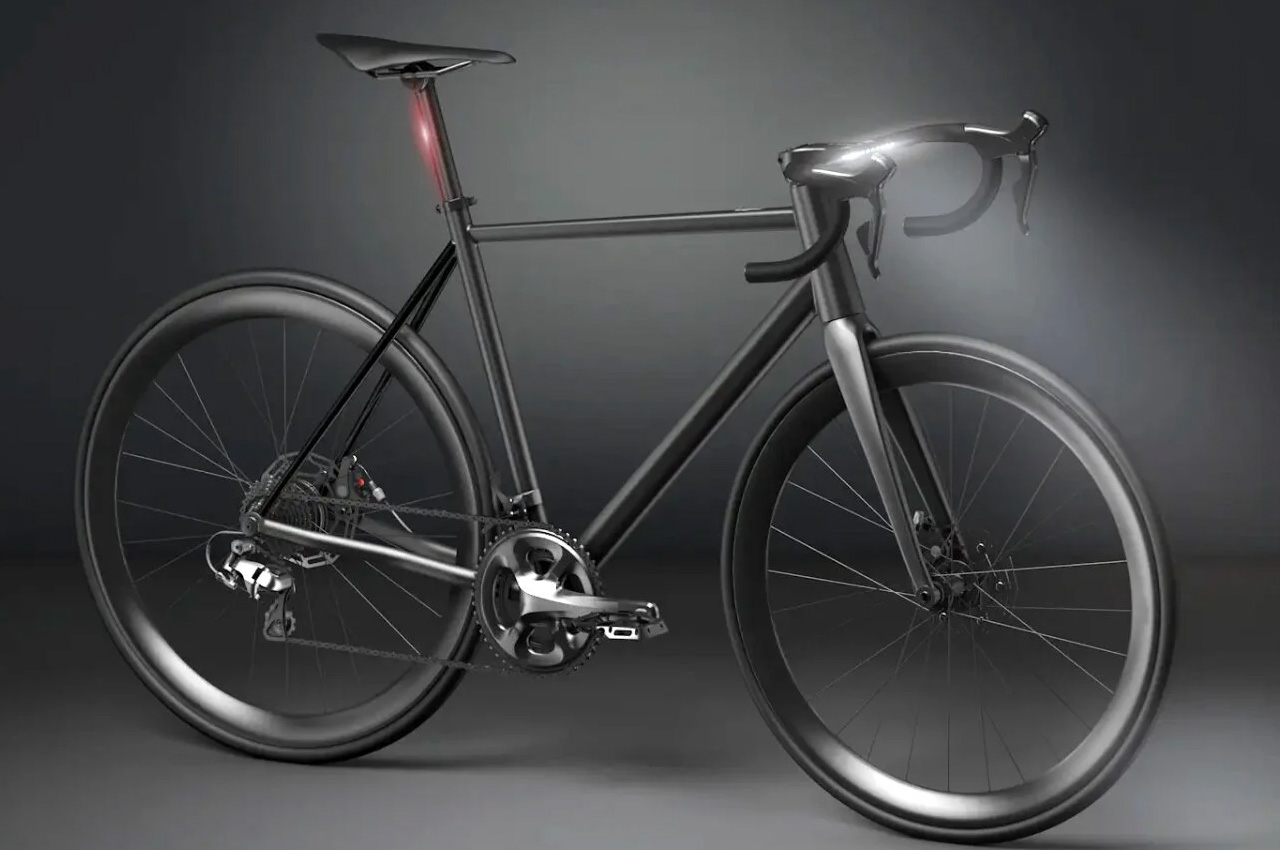 #With carbon-fiber body and burst lights for safety, this limited-edition e-bike is a powerful attraction