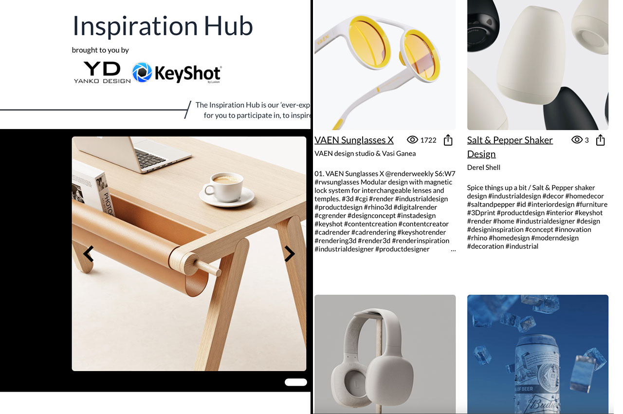 Yanko Design and KeyShot are creating the ultimate destination for industrial design inspiration